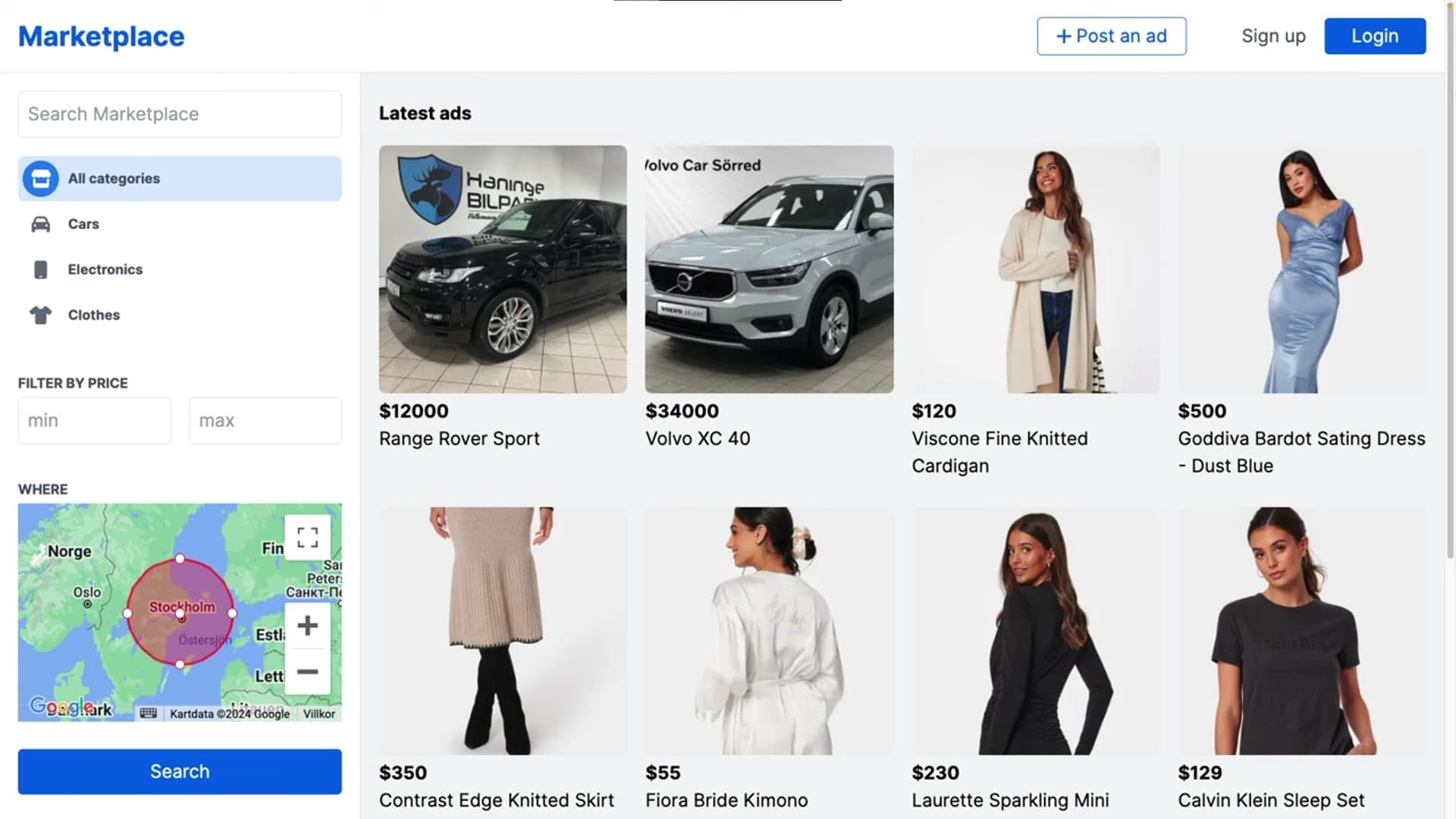 Modern Next.js Marketplace